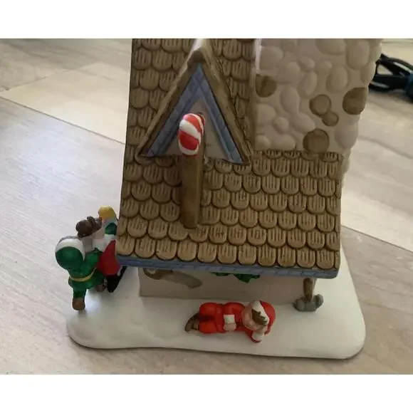 PartyLite Tealite  Candle Holder Santa's Workshop P0269 Christmas House - Picture 3 of 11